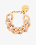 Great Bracelet creme brulee marble - Bracelets - Gold-Plated