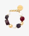 Winter Ibiza Bracelet bordeaux - Bracelets - Gold-Plated