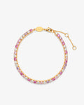 Tennis Sunset Pink - Armbänder - 18kt vergoldet