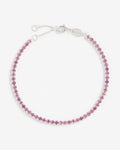 Tennis Bracelet Pastel Lavender – Armbänder – Silber