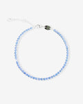 Tennis Armband Pastel – Blue skies – Armbänder – Silber