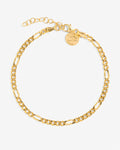 Figaro 5mm – Bracelets – 18ct Gold-Plated