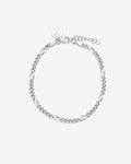 Figaro 5mm – Armbänder – Silber rhodiniert