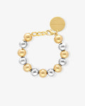 Mini Beads Bracelet bicolor – Armbänder – gelb vergoldet