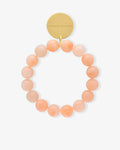 Mini Beads Flex Bracelet Peach Sorbet - Armbänder - gelb vergoldet