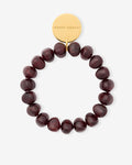 Mini Stone Flex Bordeaux Marble - Bracelets - 14ct Gold-Plated