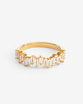 Baguette – Rings – 18ct Gold Plated