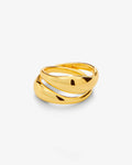 Chubby Two-in-One Ring – Rings – 18ct Gold–Plated