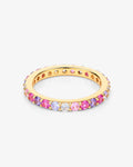 Tennis Sunset Pink - Ringe - 18kt vergoldet