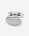 Amara Pavé - Ringe - versilbert