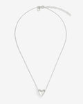 Whispered Heart - Necklace with Pendants -  Silver-Plated