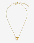 Whispered Heart - Necklace with Pendants - 18ct Gold-Plated