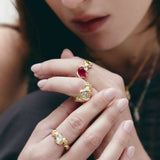 Refugi - Ringe - 18kt Vermeil