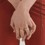 Lea Thin Citrine  -  Ring_02