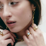 Deriva - Ohrringe - 18kt Vermeil