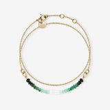 Bracelet Chaine Double Tour Emerald - Armband - 14kt Gold Filled