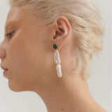 Gaia - Earrings - Malachite_03