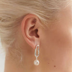 Mila Pearl Drops - Earrings - Sterling Silver 03