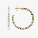 Fine Stones L Noor - Creolen - 18kt vergoldet