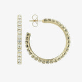 Fine Stones M Noor - Creolen - 18kt vergoldet