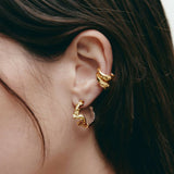 Continu - Ohrringe - 18kt Vermeil