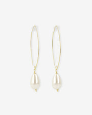 Drop Small Pearl – Ohrringe – 18kt vergoldet