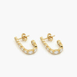 Oda Earring - Earring - 18ct gold plated