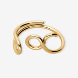 Bague Outline Lettre V - Ring - 14kt Gold Filled