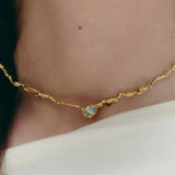 Flux - Halsketten - 18kt Vermeil