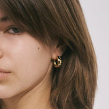 Oculus Hoops - Earring - 18ct gold plated