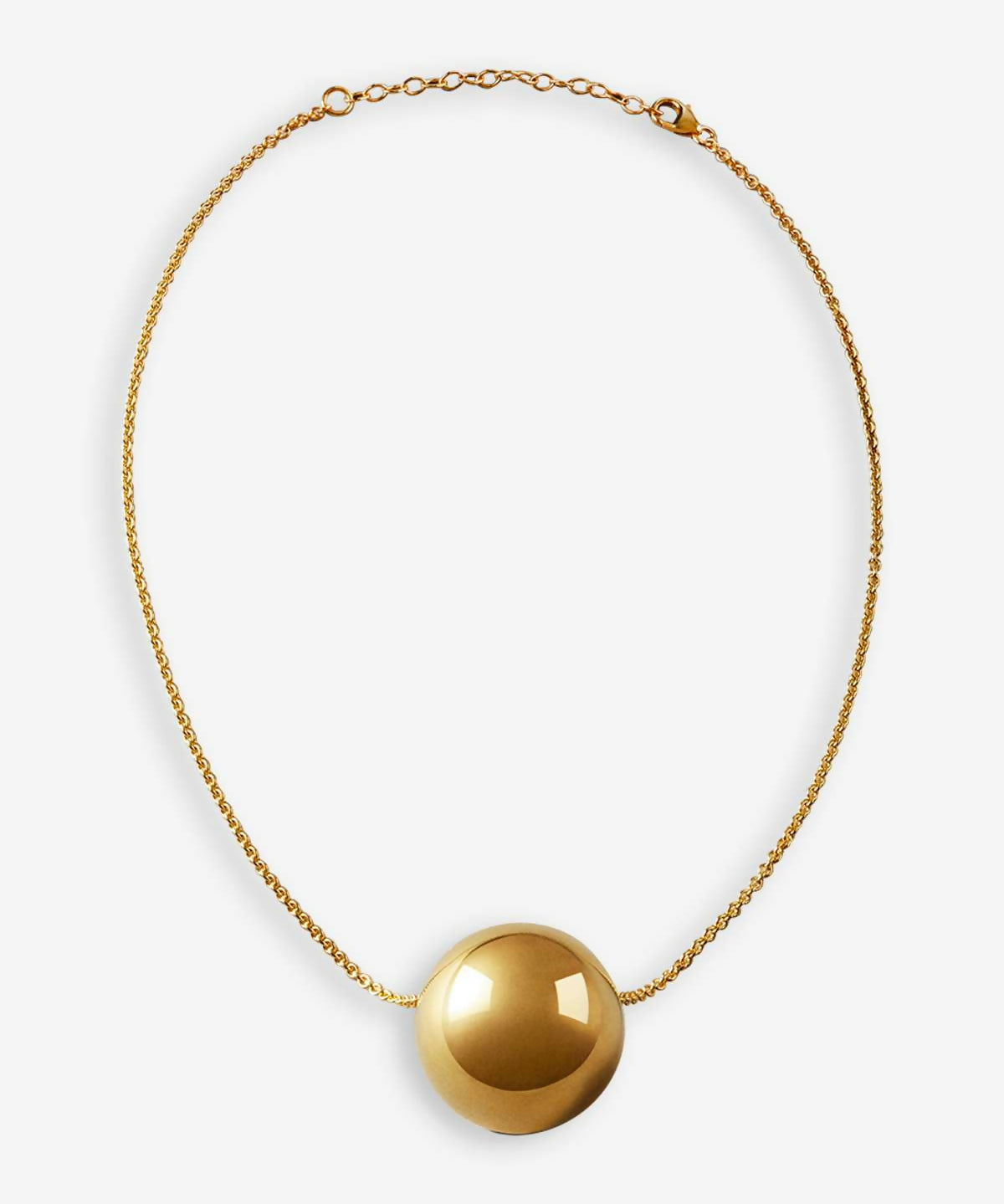 Sphere necklace gold - shadow_01