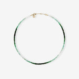 Collier Riviere Emerald - Halskette - 14kt Gold Filled