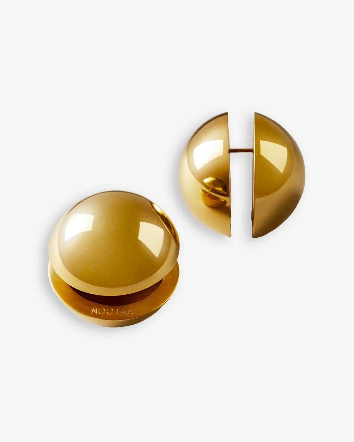 Sphere Earrings Gold - Shadow_01