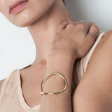 Bracelet Manchette Outline Lettre E - Armband - 14kt Gold Filled