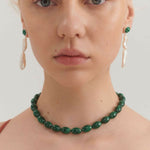 Gaia - Earrings - Malachite_02