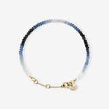 Bracelet Riviere Blue - Armband -14kt Gold Filled