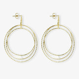 Classic Earring Hoops Glow L Gold - Ohrringe - 18k vergoldet