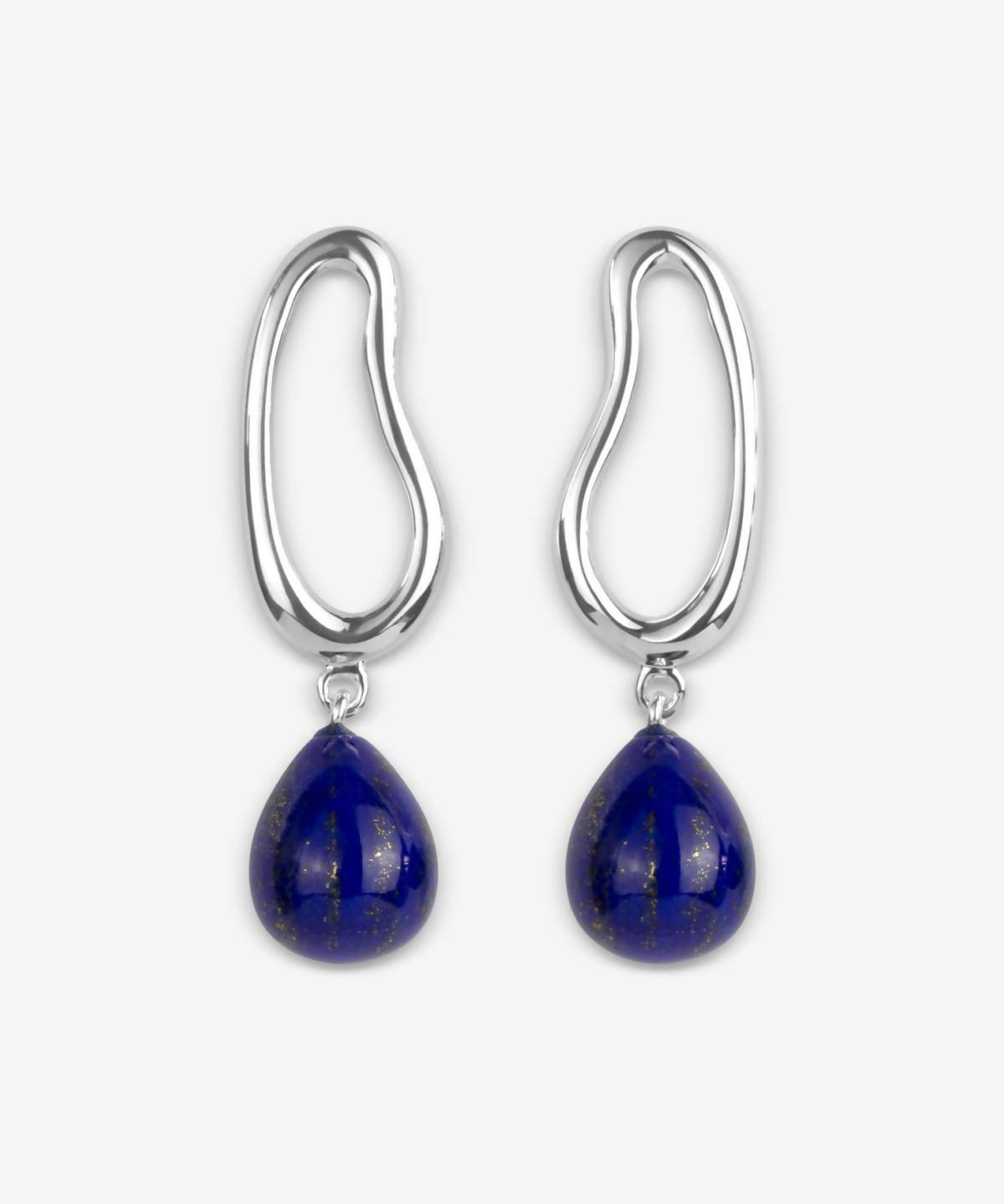 Mila Lapis Drops - Earrings - Sterling Silver_01