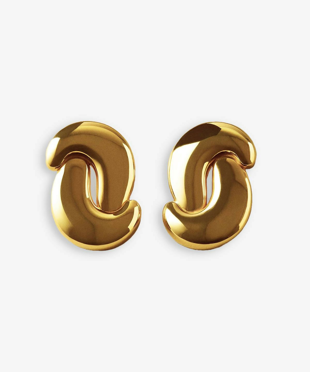 Cashew Earrings Gold - Shadow_01