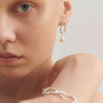 Mila Pearl Drops - Earrings - Sterling Silver 02