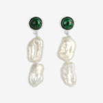 Gaia - Earrings - Malachite_01