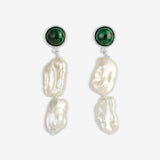 Gaia - Earrings - Malachite_01