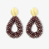 Drop S Metallic Violet - Ohrringe - 18k vergoldet