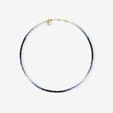 Collier Riviere Blue - Halskette - 14kt Gold Filled