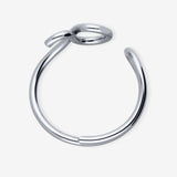 Bague Outline Lettre V - Ring - Sterling Silver