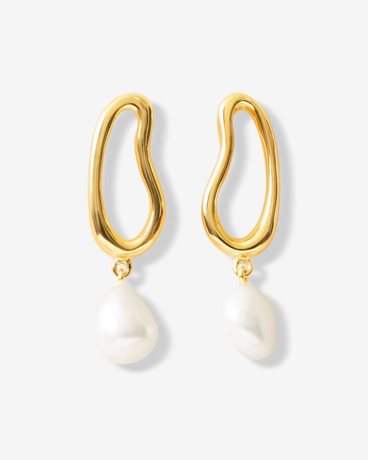 Mila Pearl Drops - Earrings - 18k Gold_01