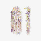 Lilac Mix Earrings Fleur Flower Rain - Ohrhänger - 24kt vergoldet