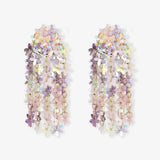 Lilac Mix Earrings Fleur Flower Rain - Ohrhänger - 24kt vergoldet