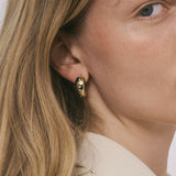 Oculus Hoops - Earring - 18ct gold plated