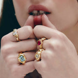 Claror - Ringe – 18kt Vermeil